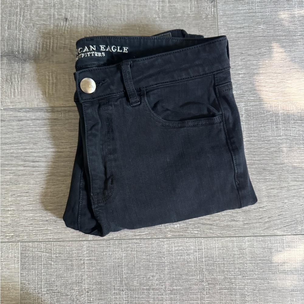 AE high rise jegging size 8